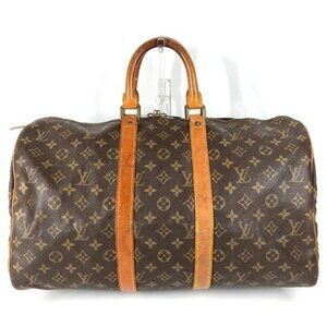 LOUIS VUITTON M41428 Monogram Keepall45 Travel bag old model Duffle Bag Brown